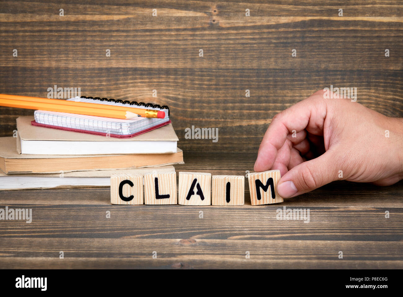 Claim word hi-res stock photography and images - Alamy