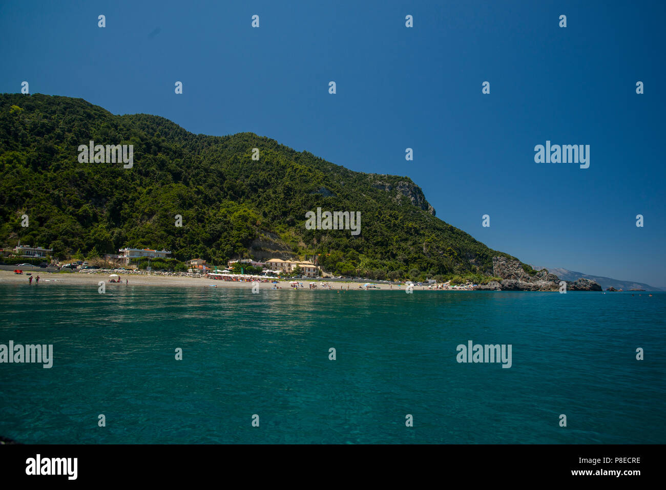 europe, greece, evoia, hiliadou, beach Stock Photo