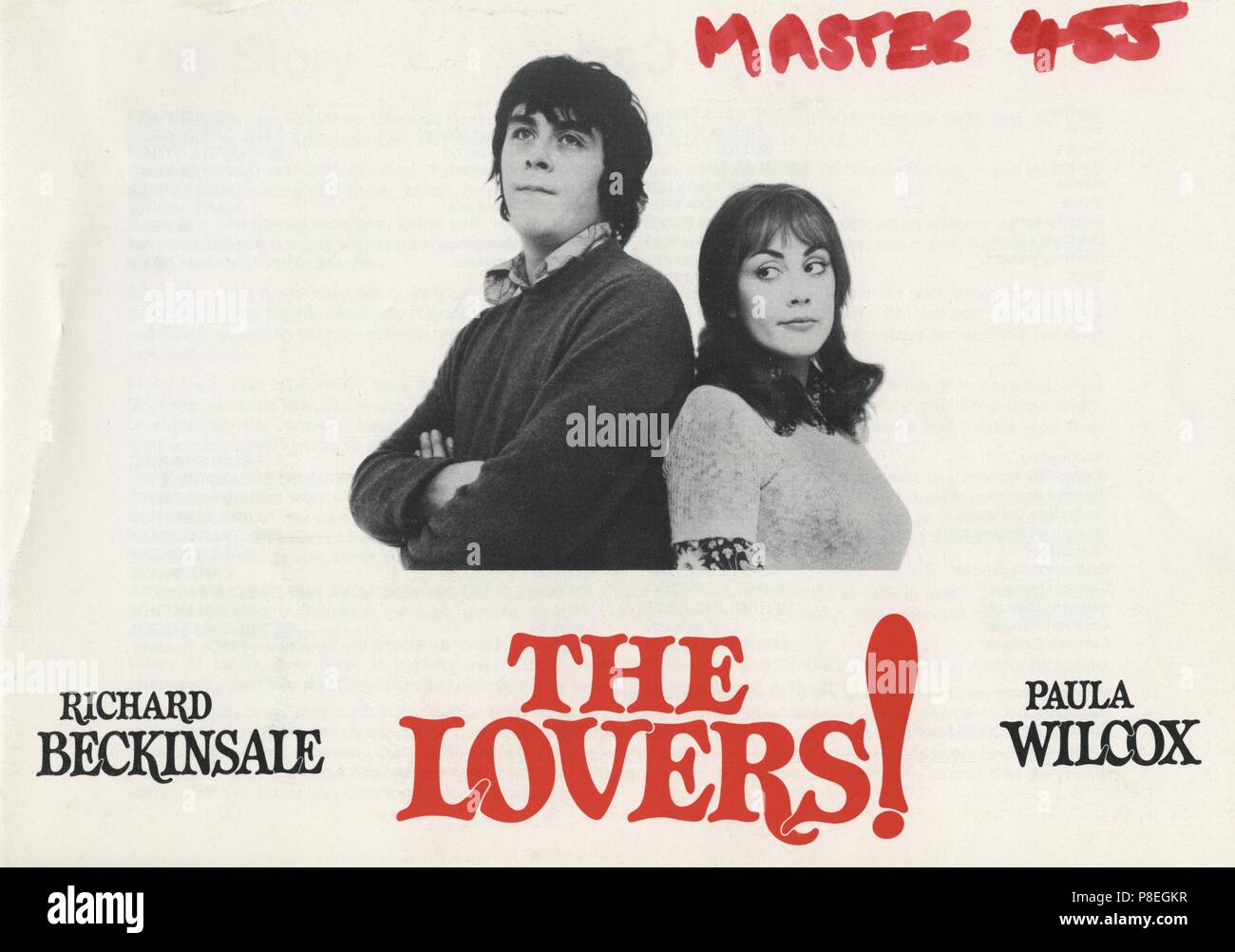The Lovers (1973) Publicity information, Film Poster, Date 1973 Stock Photo Alamy