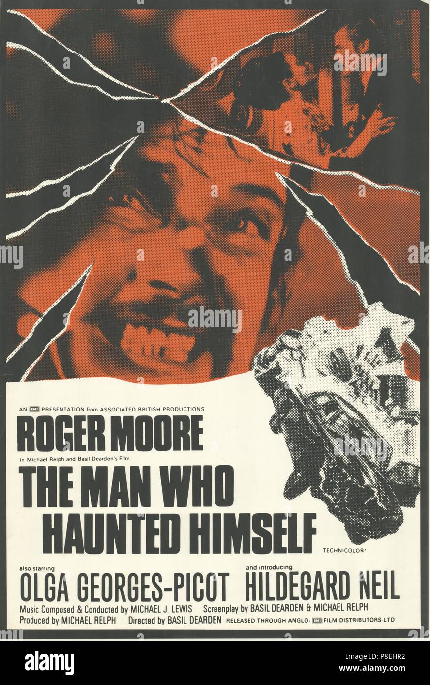 The Man who Haunted Himself (1970) Publicity information, Film Poster,     Date: 1970 Stock Photo