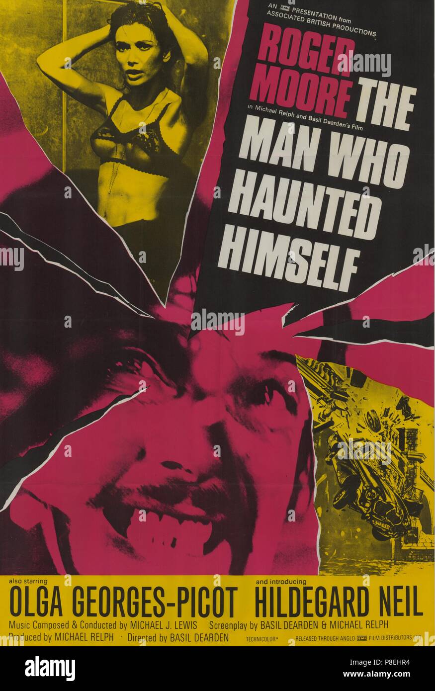 The Man who Haunted Himself (1970) Publicity information, Film Poster,     Date: 1970 Stock Photo