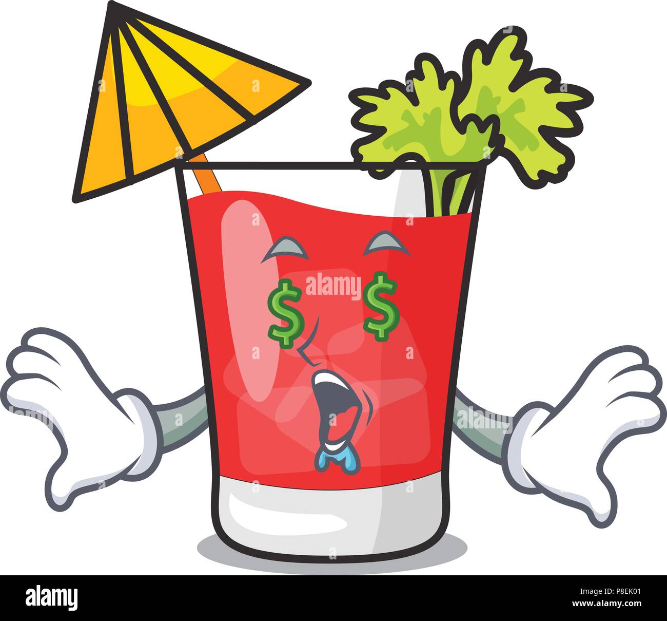 Bloody Money Stock Vector Images Alamy - money eye bloody mary mascot cartoon stock vector