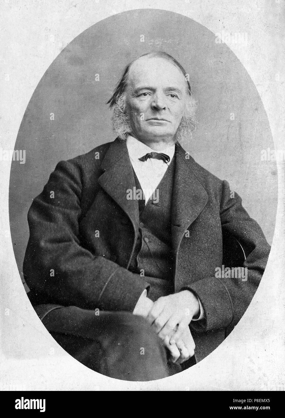 Otto Wilhelm (Otto Vasilyevich) von Struve (1819-1905). Museum: Russian State Library, Moscow. Stock Photo