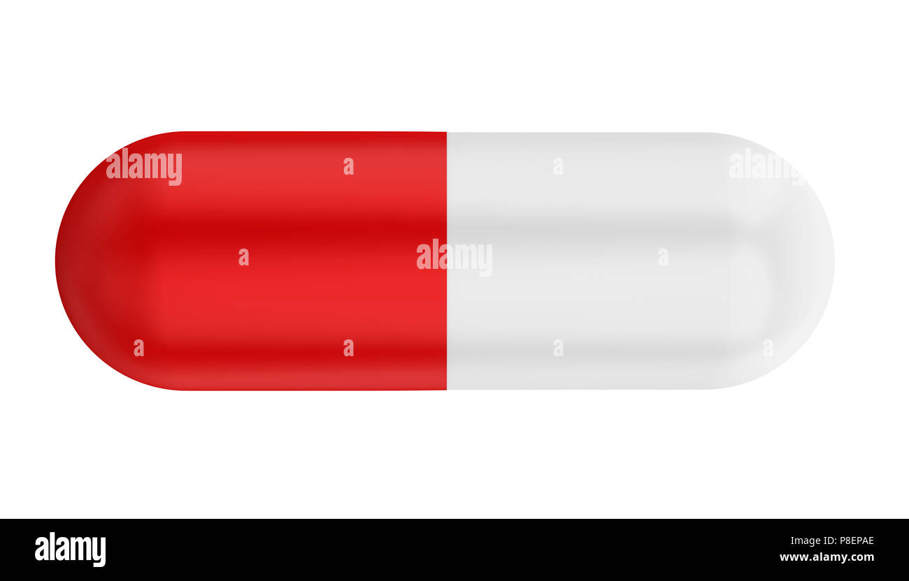 Capsule Pill Isolated Stock Photo - Alamy
