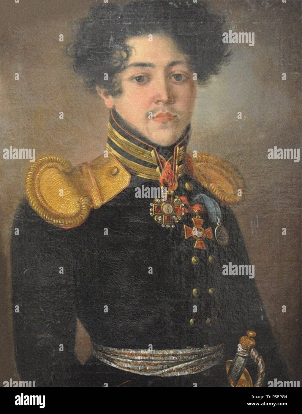 Portrait of Vasily Sergeevich Norov (1793-1853). Museum: PRIVATE ...