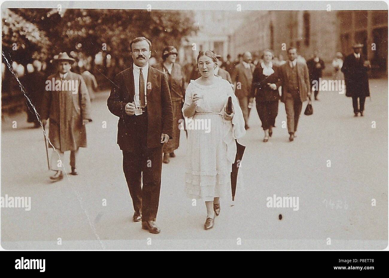 Premier Vyacheslav Molotov with his wife Polina Zhemchuzhina in ...