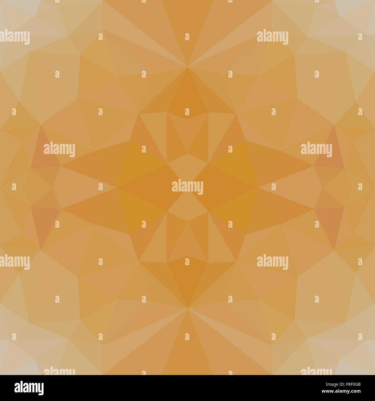 Vector illustration. Triangulated background. Seamless pattern. yellow Stock Vector