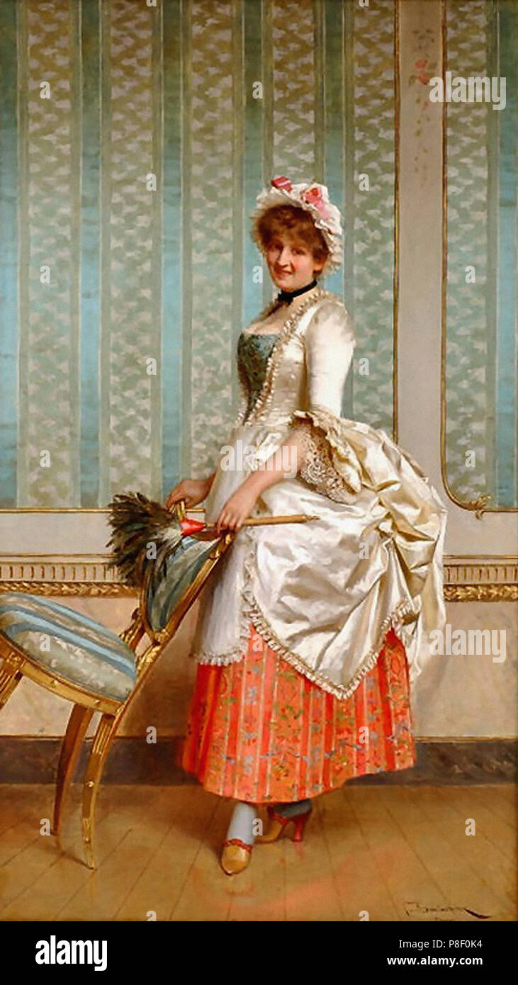 Soulacroix  Frederic - the French Maid Stock Photo