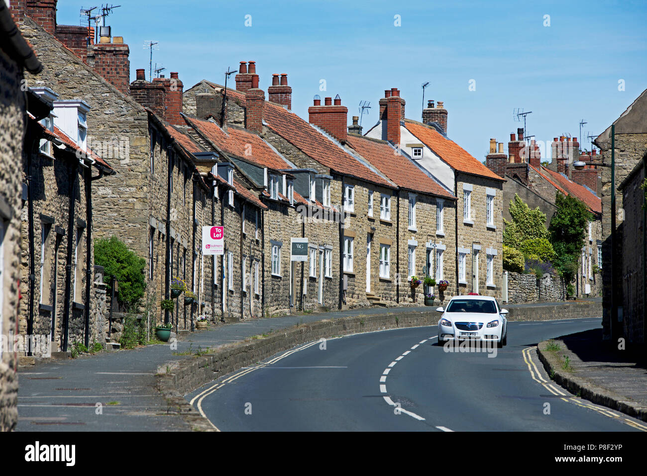 Car in ThorntonleDale, North Yorkshire, England UK Stock Photo Alamy