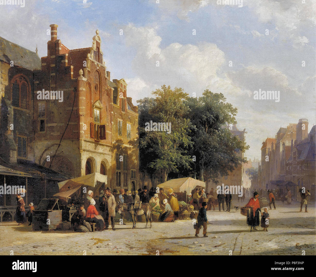 Springer Cornelis Market Day Stock Photo Alamy