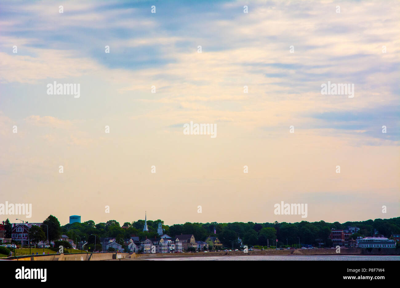 Sky and clouds are always changing in shape and size. Stock Photo