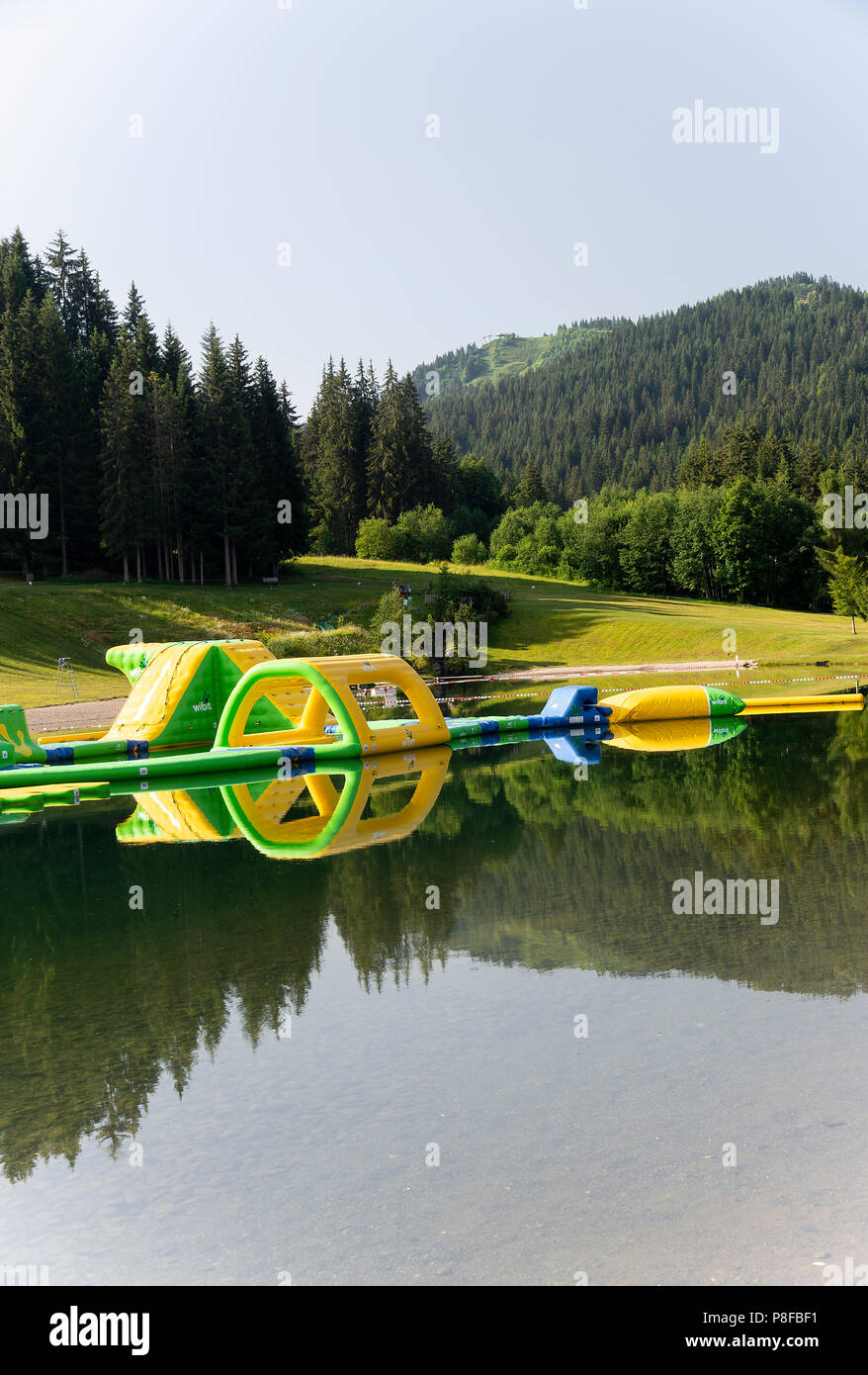 Lac des Ecoles, a Swimming Lake in Les Gets HauteSavoie Portes du