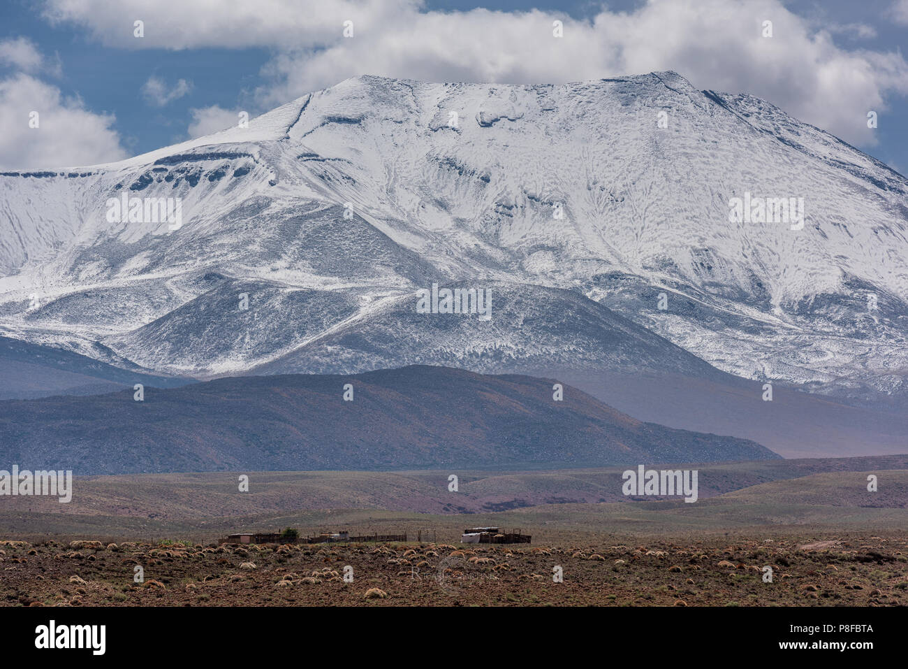 Mountain landscape, San Pedro de Atacama, Antofagasta, Chile Stock Photo