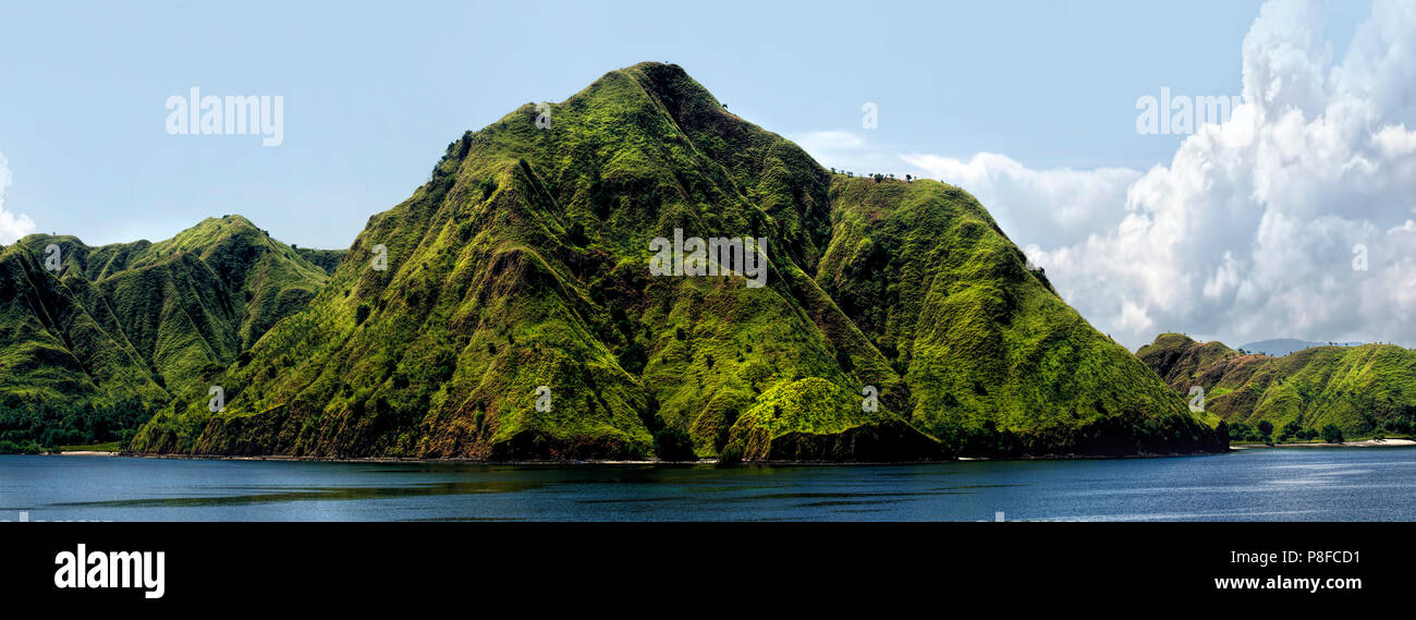 Island landscape, Indonesia Stock Photo - Alamy