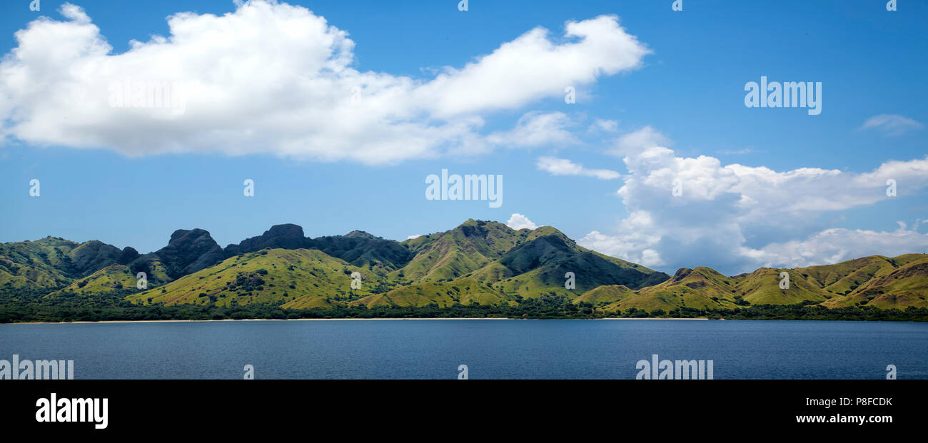 Island landscape, Indonesia Stock Photo - Alamy