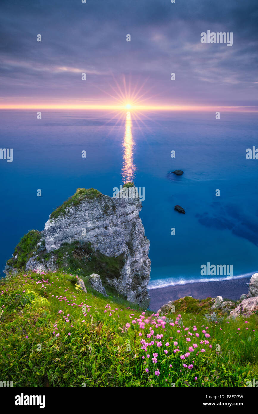 Vertical view etretat beach hi-res stock photography and images - Alamy