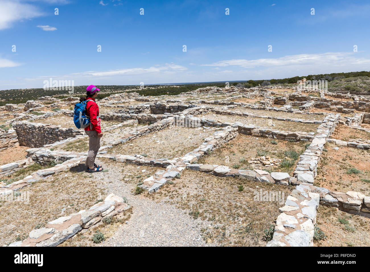 Gran Quivira, remains of a Tompiro Indian pueblo village, New Mexico