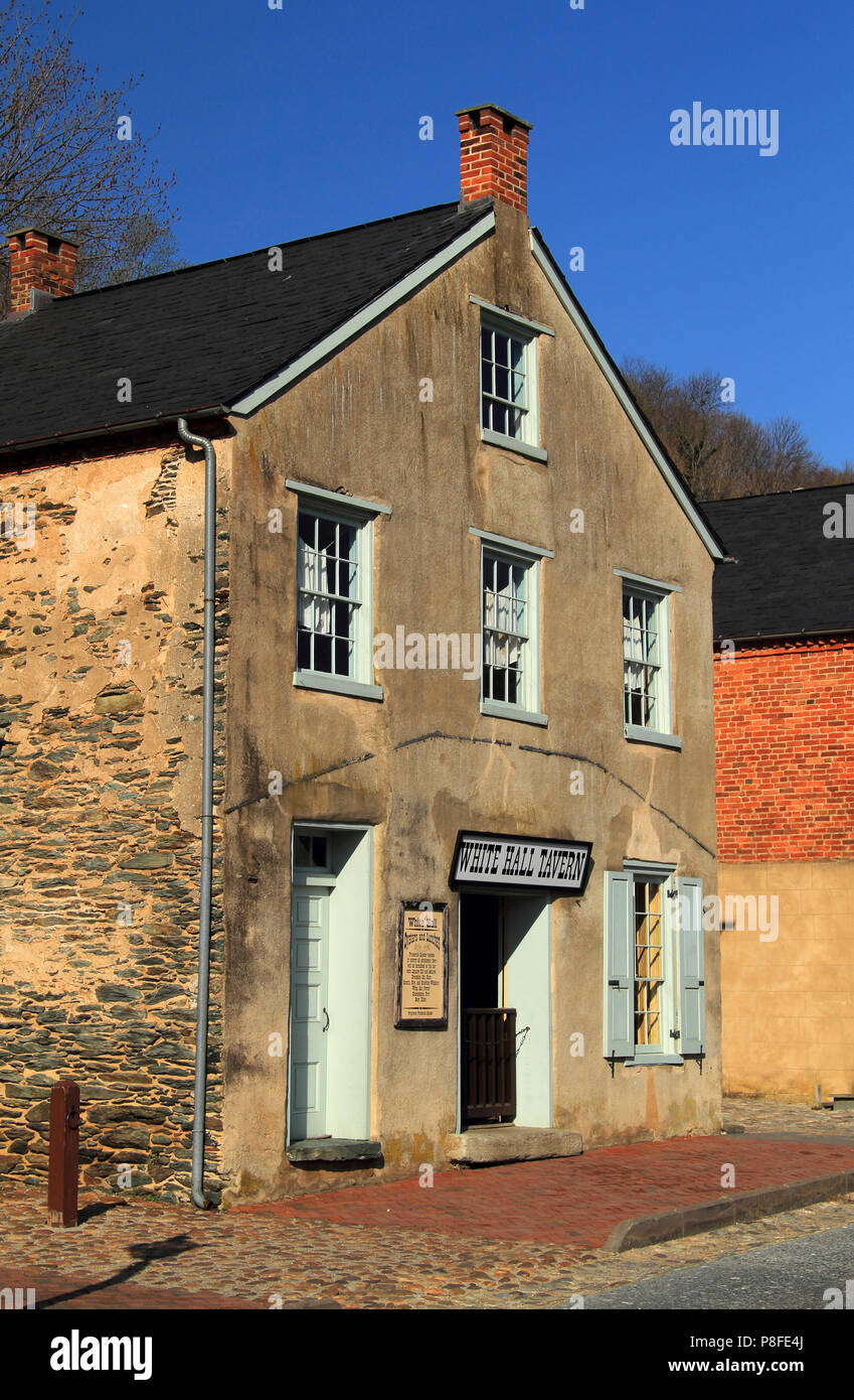 White Hall Tavern, located on Potomac Street in Harpers Ferry National