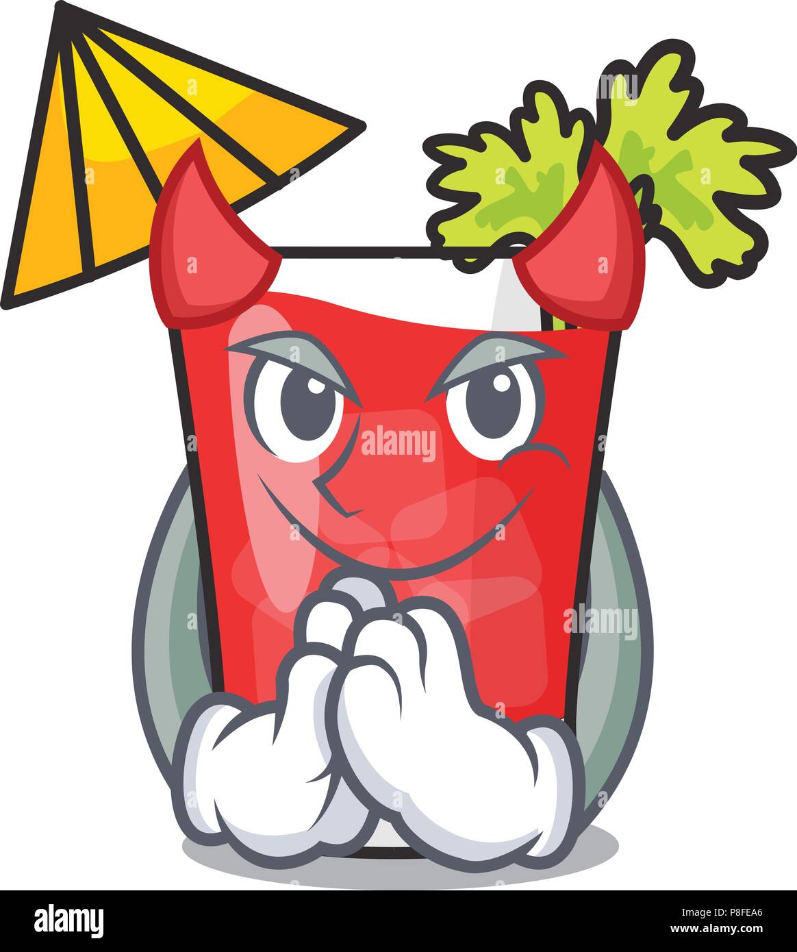 Devil bloody mary mascot cartoon Stock Vector Image & Art Alamy