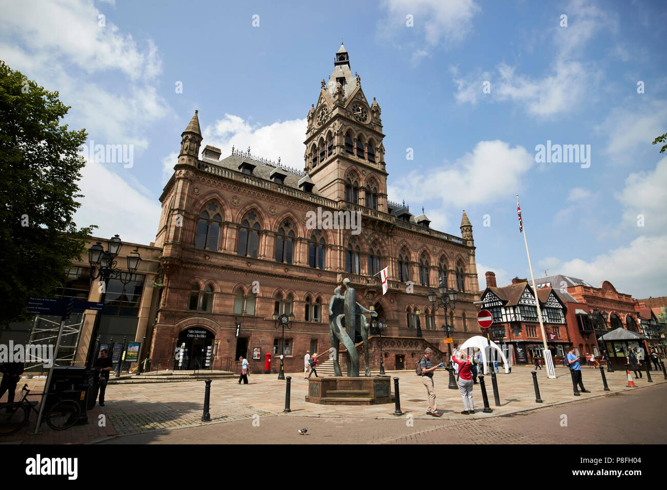 chester town hall building chester cheshire england uk Stock Photo