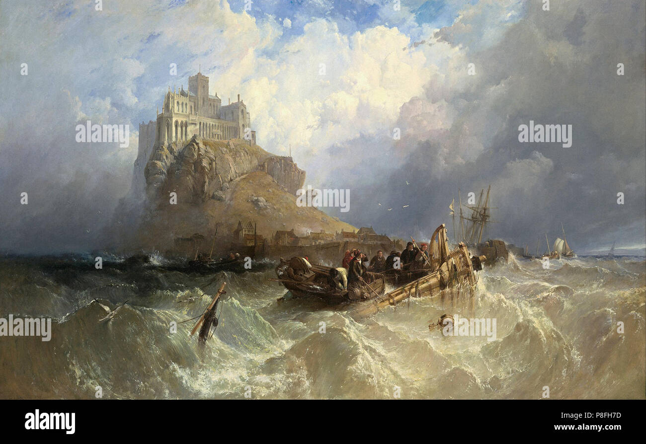 Stanfield  Clarkson Frederick - St Michael's Mount  Cornwall Stock Photo