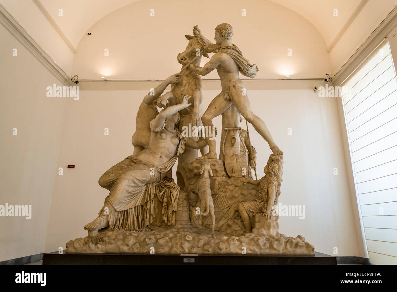 Farnese collection, National Archaeological Museum, Naples, Italy Stock Photo