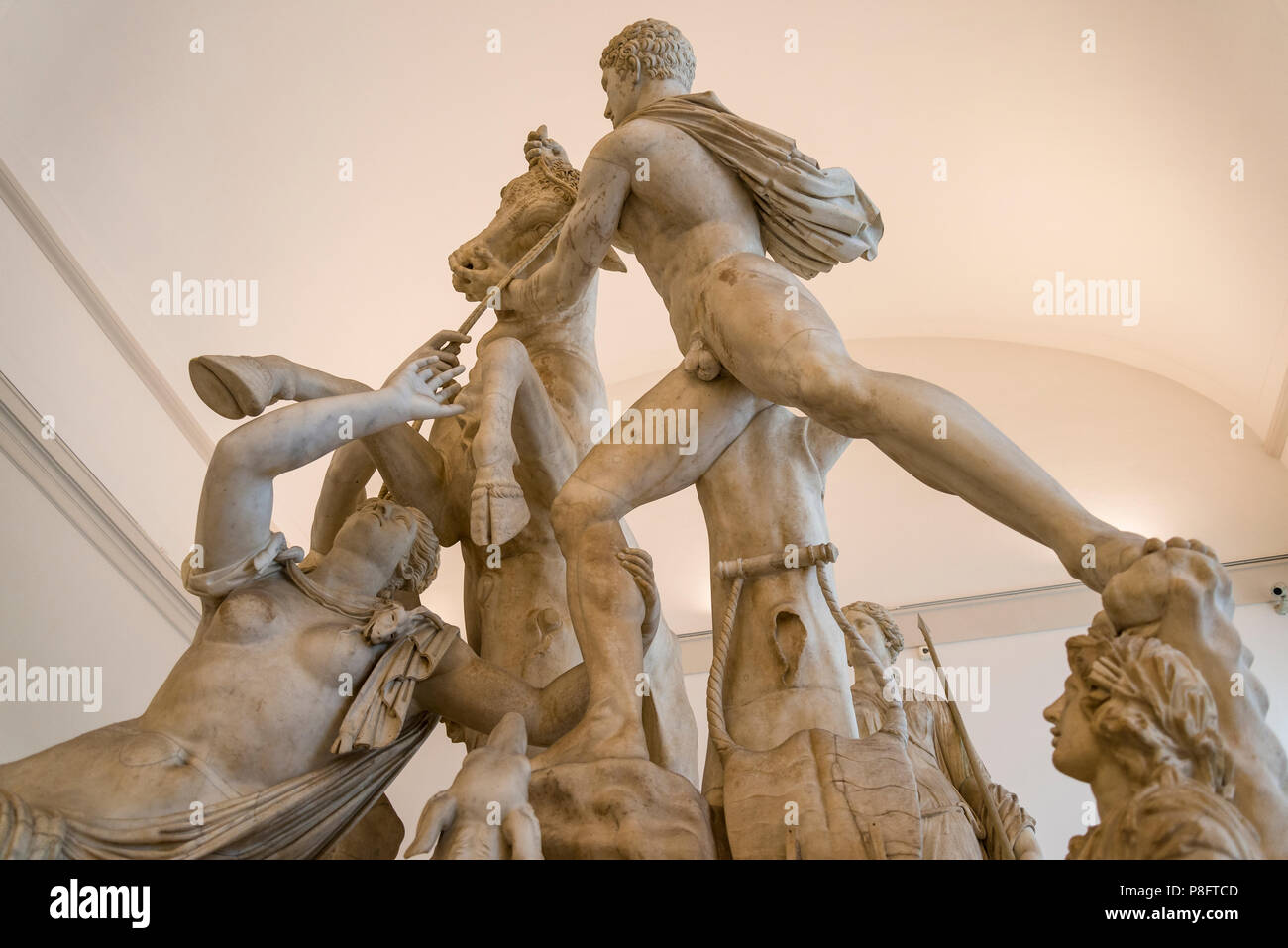 Farnese collection, National Archaeological Museum, Naples, Italy Stock Photo