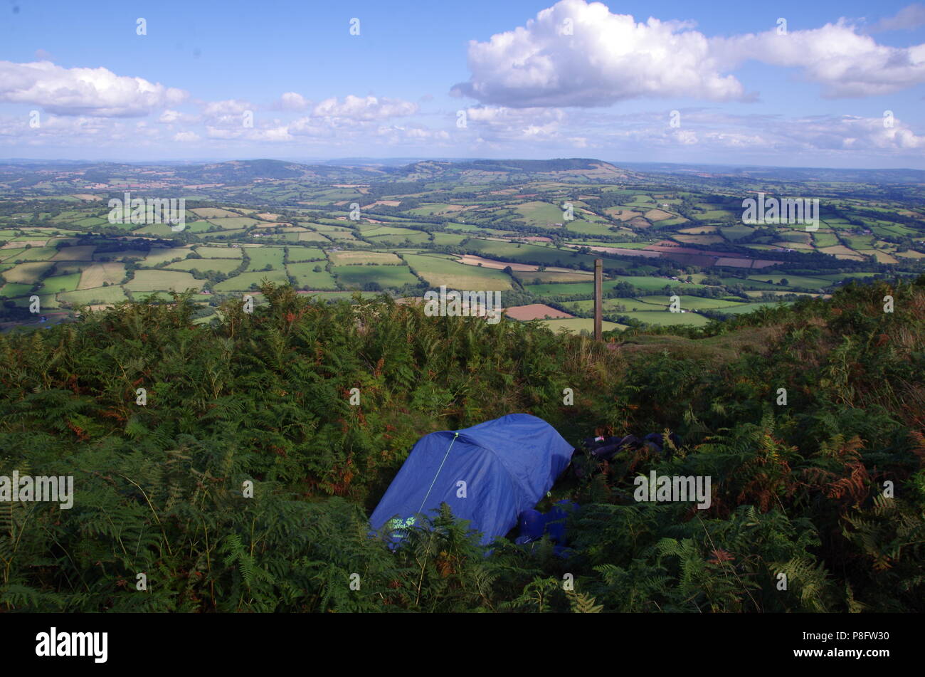 Offas top dyke camping