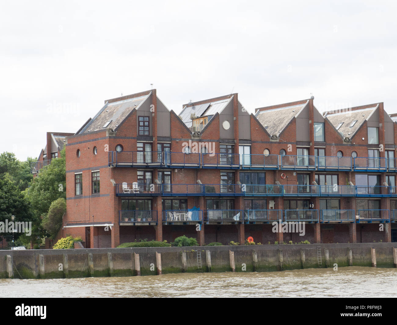 Thames riverside building developments Stock Photo - Alamy