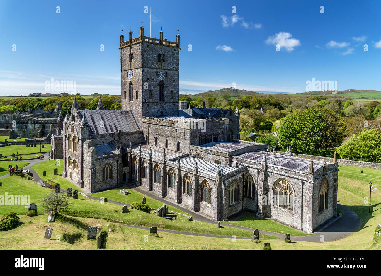 St. David's Cathedral Stock Photo