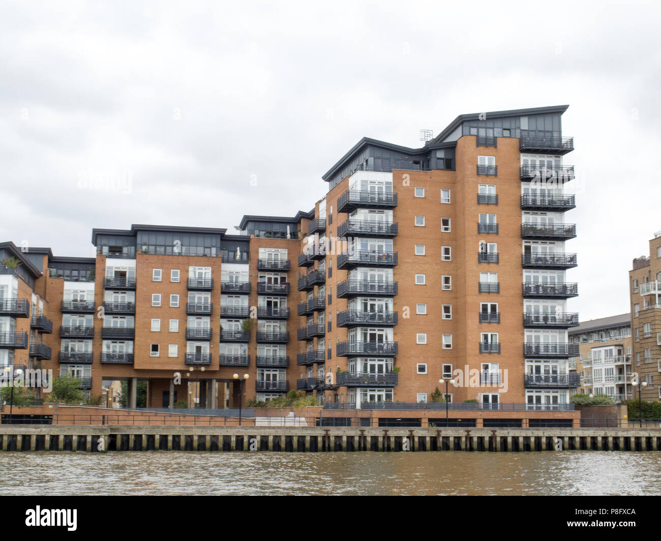 Thames riverside building developments Stock Photo - Alamy