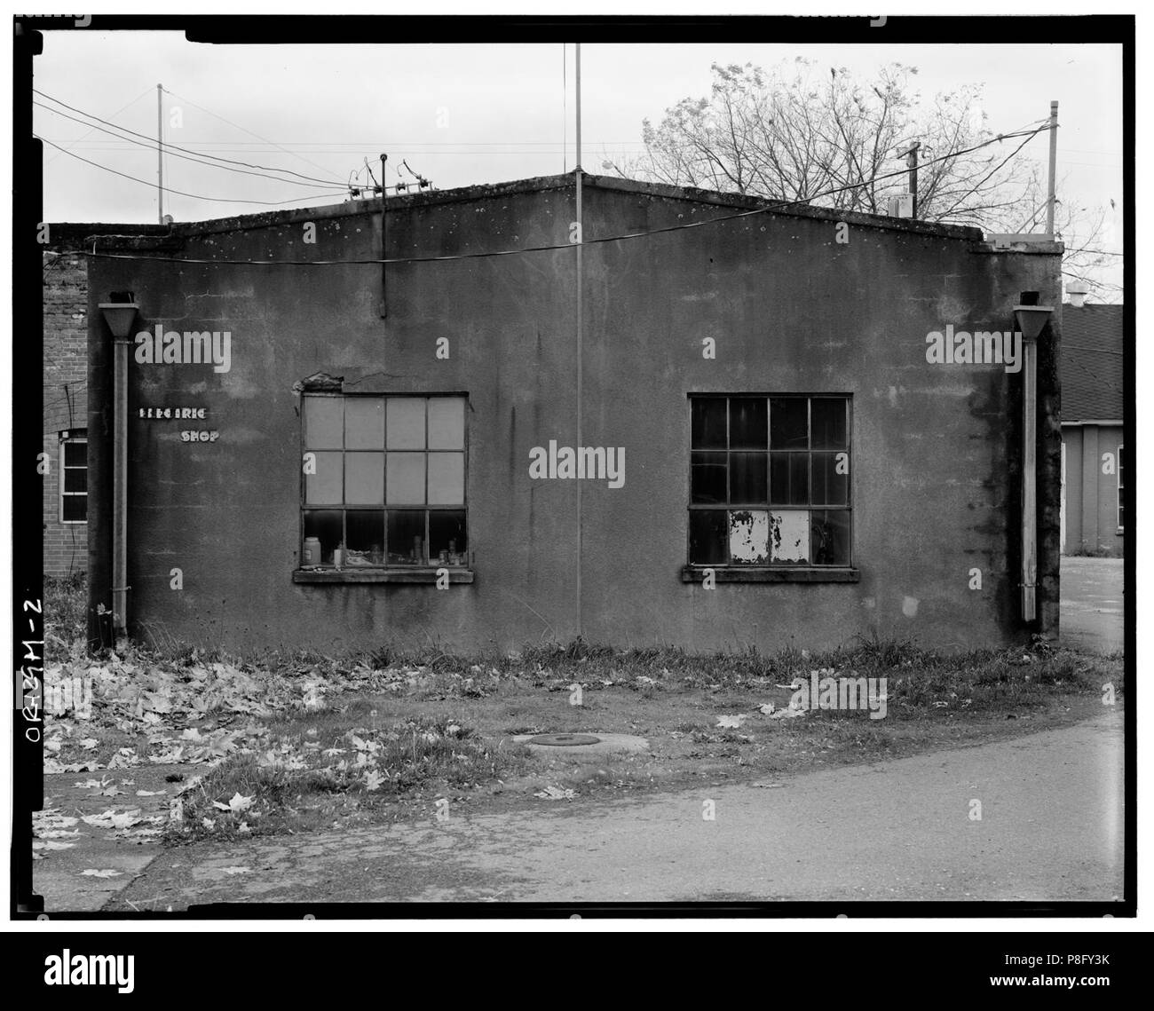 5495 Chugath Street Electrical Shop detail view of east side