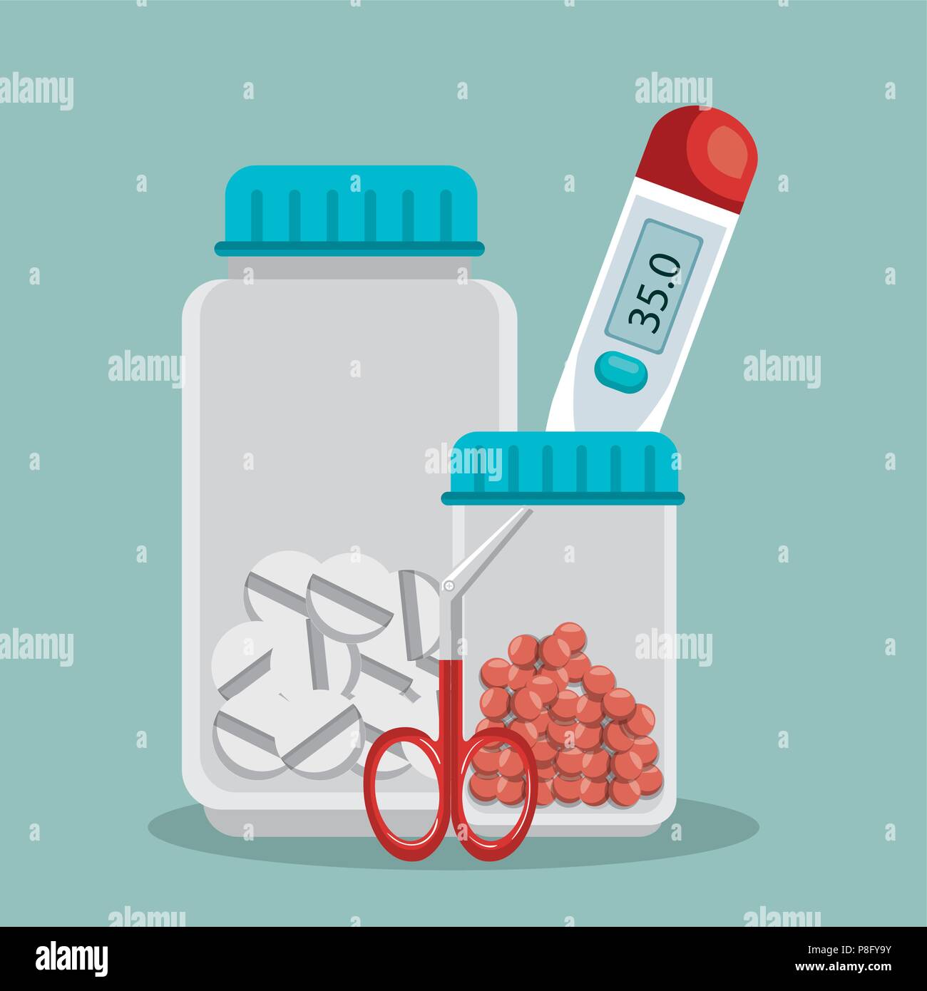 medical healthcare with set icons Stock Vector Image & Art - Alamy