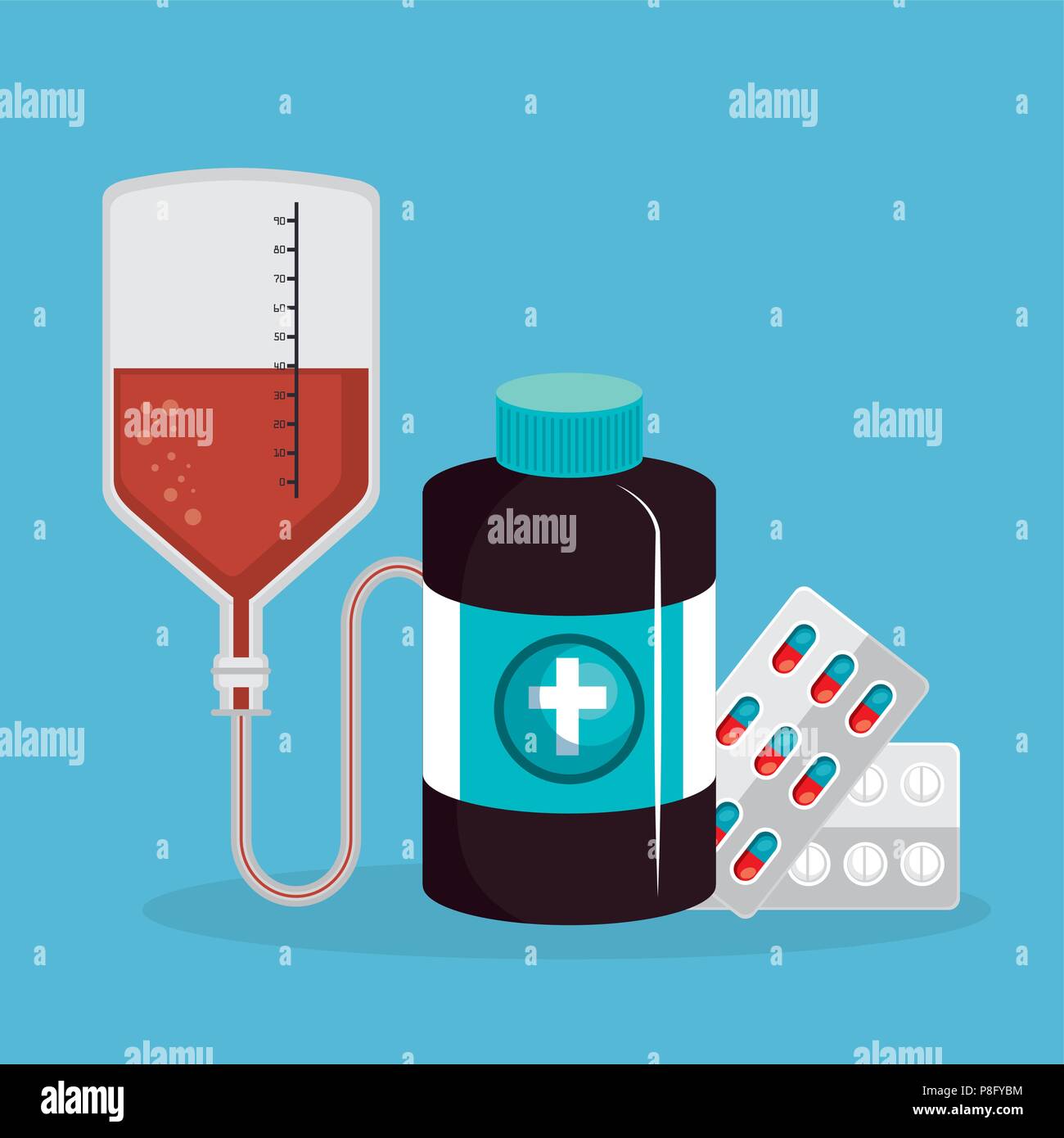 medical healthcare with set icons Stock Vector Image & Art - Alamy