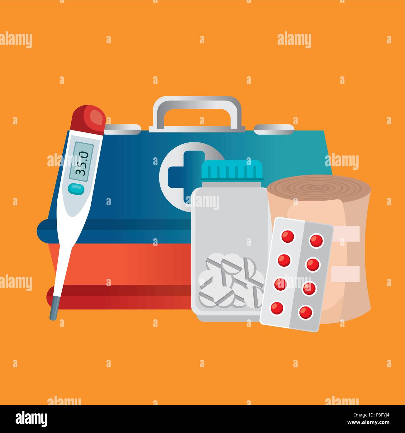 medical healthcare with set icons Stock Vector Image & Art - Alamy