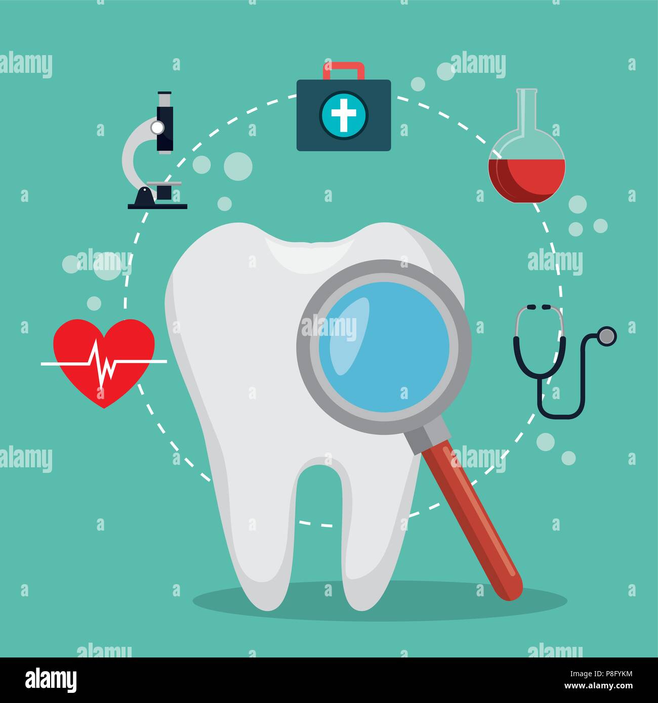 medical healthcare with set icons Stock Vector Image & Art - Alamy