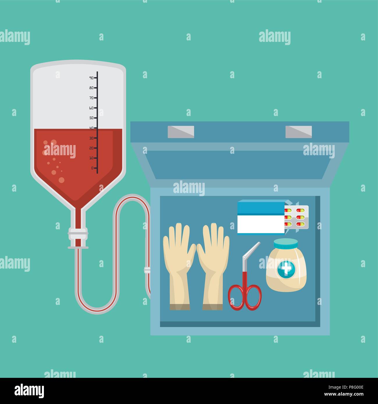 medical healthcare with set icons Stock Vector Image & Art - Alamy