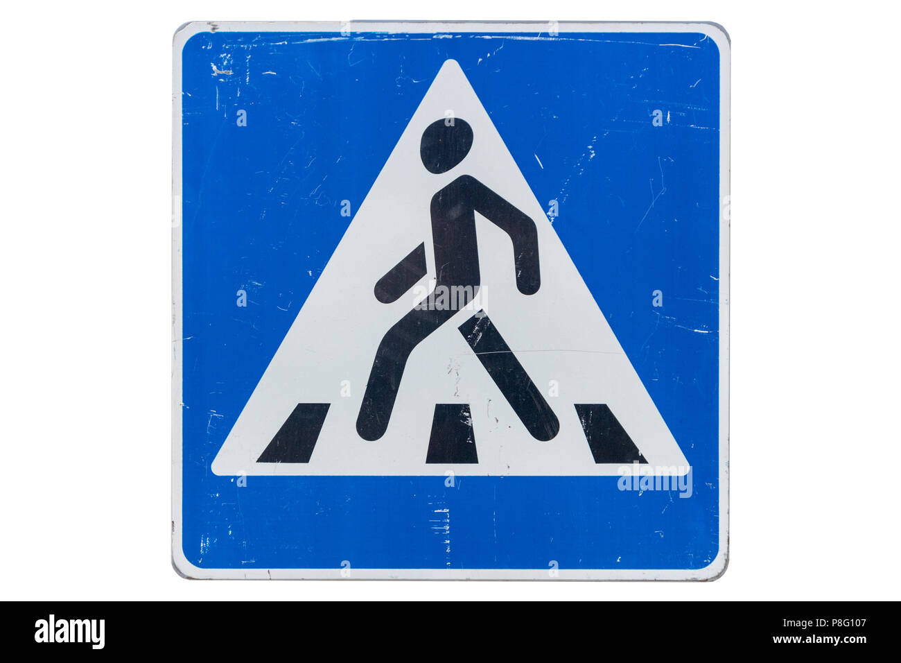 Pedestrian crossing sign isolated hi-res stock photography and images -  Alamy