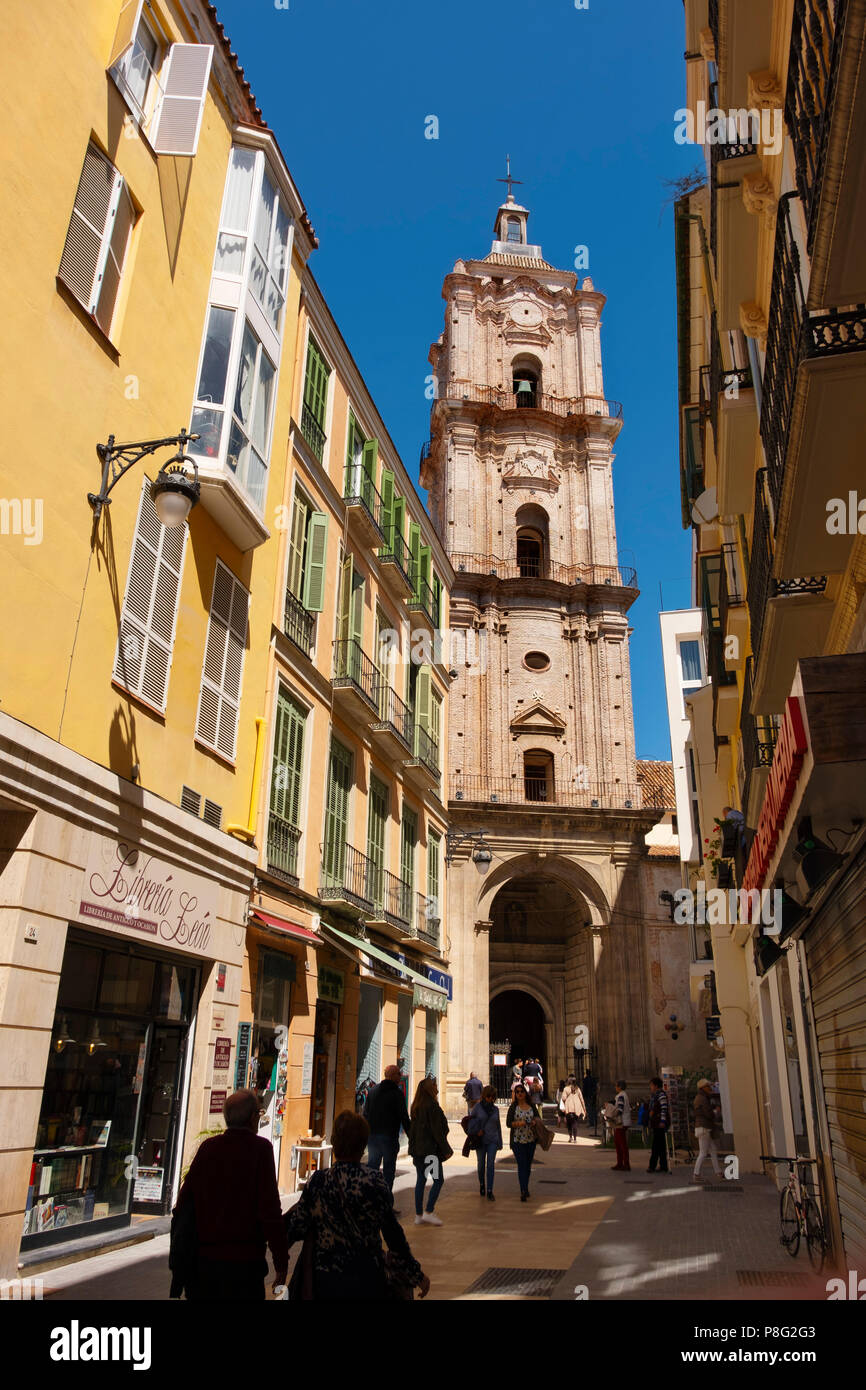 Parish Church of San Juan Bautista de Orés. Málaga capital, Costa del Sol, Andalusia Spain. Europe Stock Photo