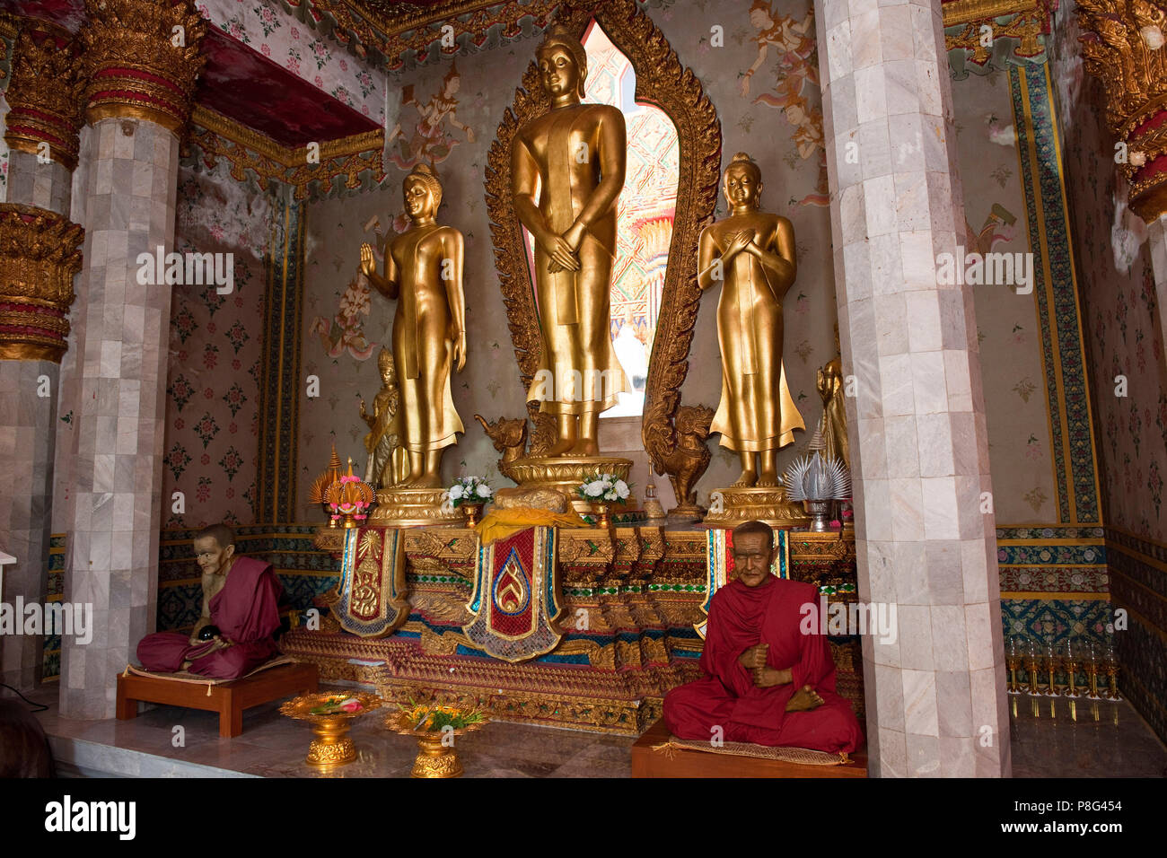 Wat Bang Riang, buddhistic temple, Thap Put, Amphoe hap Put, Phang Nga province, Thailand, Asia, Thap Put Stock Photo