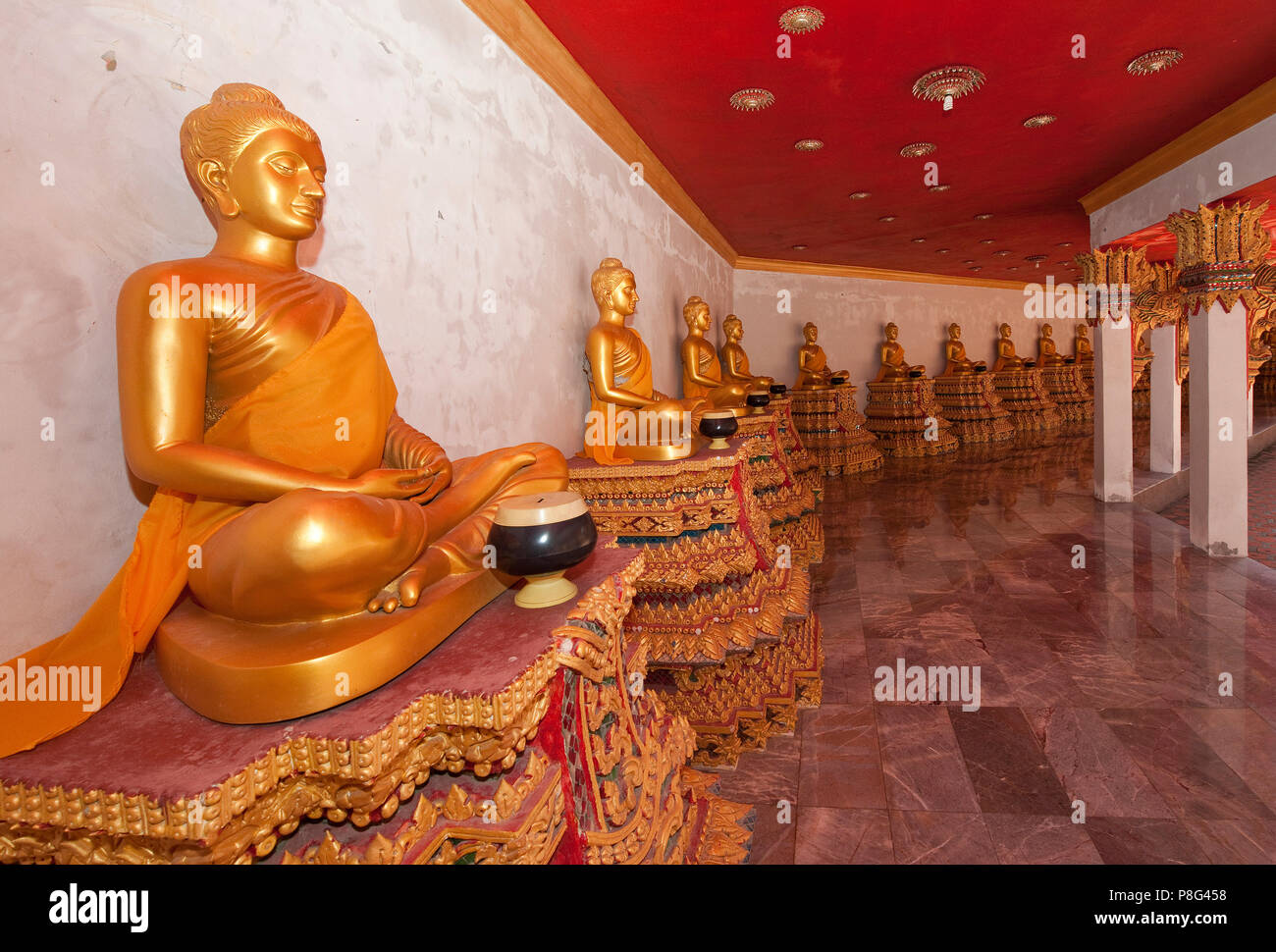 Wat Bang Riang, buddhistic temple, Thap Put, Amphoe hap Put, Phang Nga province, Thailand, Asia, Thap Put Stock Photo