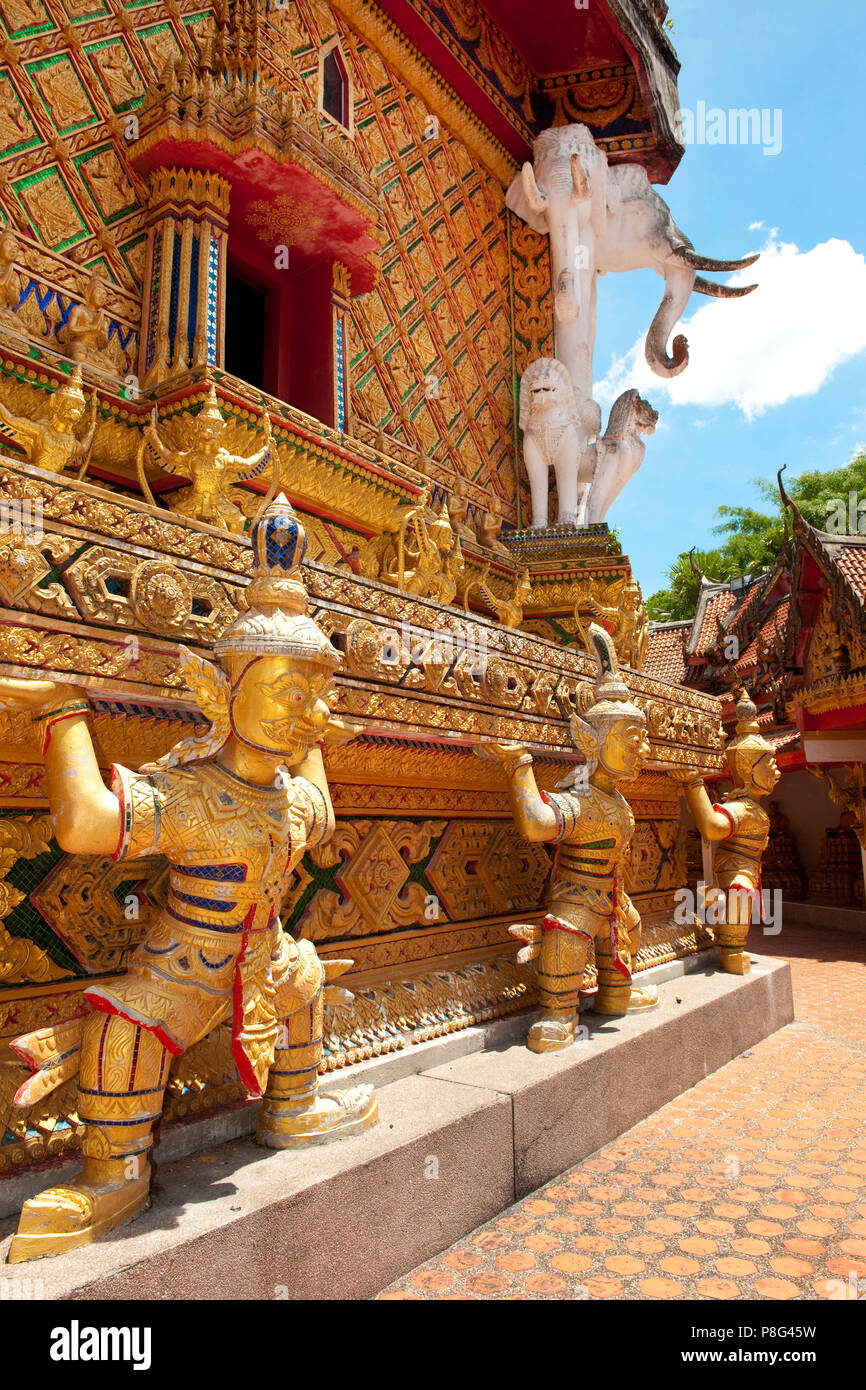 Wat Bang Riang, buddhistic temple, Thap Put, Amphoe hap Put, Phang Nga province, Thailand, Asia, Thap Put Stock Photo