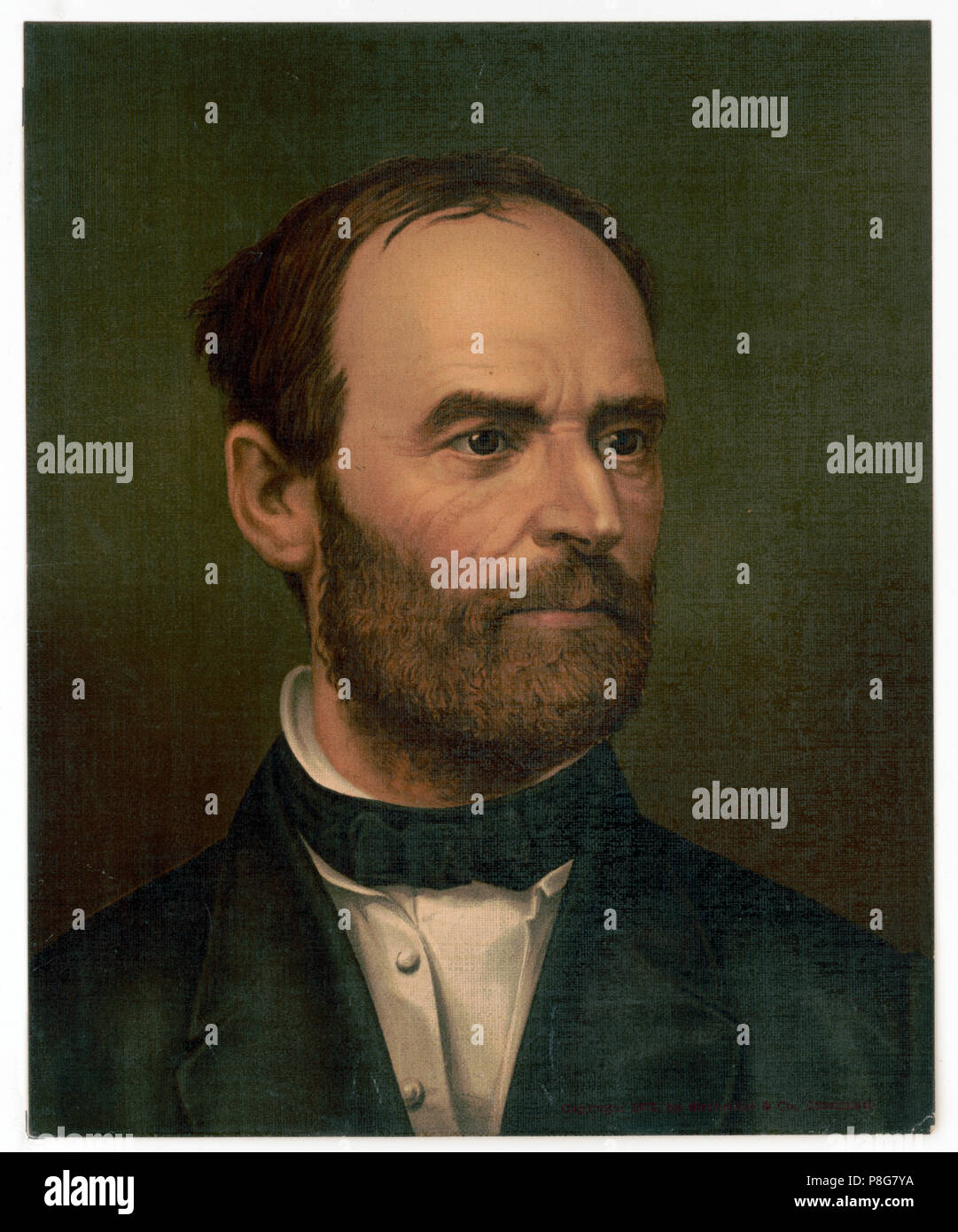 William T. Sherman, bust portrait, facing right Stock Photo
