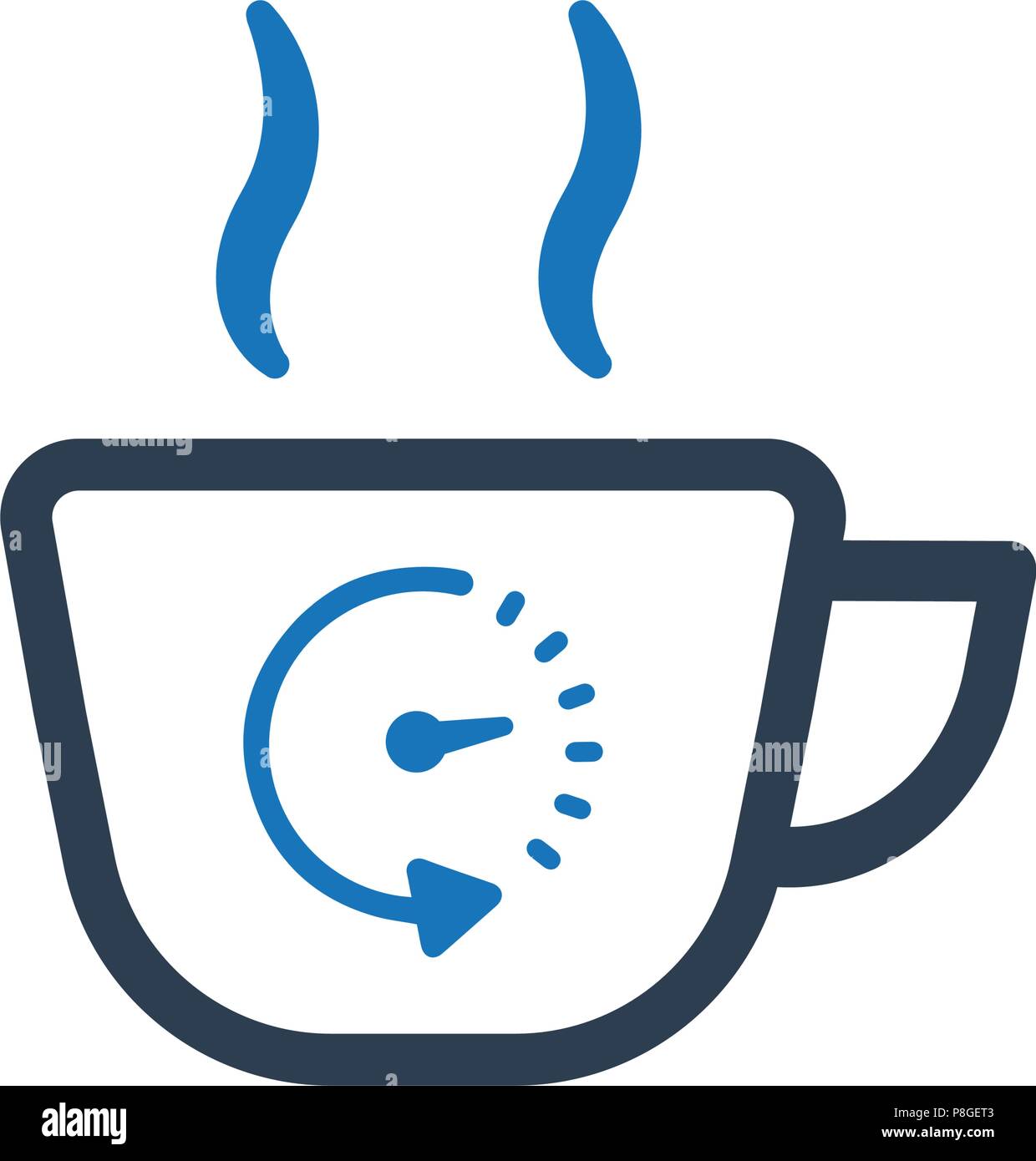 Tea Break Icon Stock Vector Image & Art Alamy