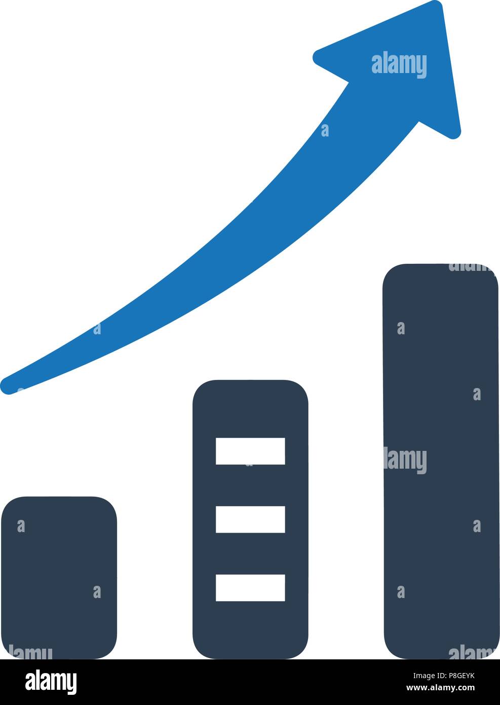 Growth Chart Icon Stock Vector Image & Art - Alamy