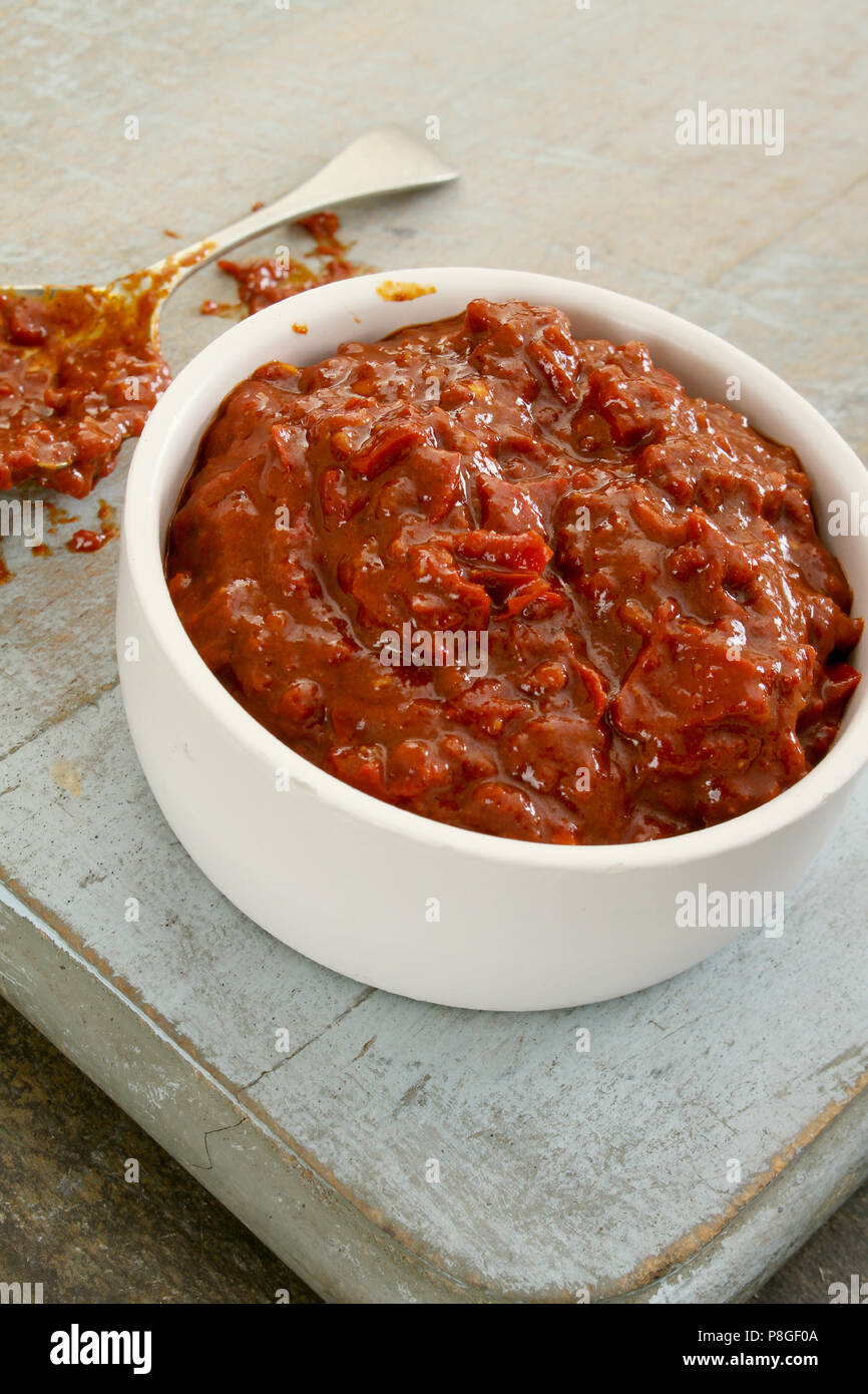 harissa sauce Stock Photo