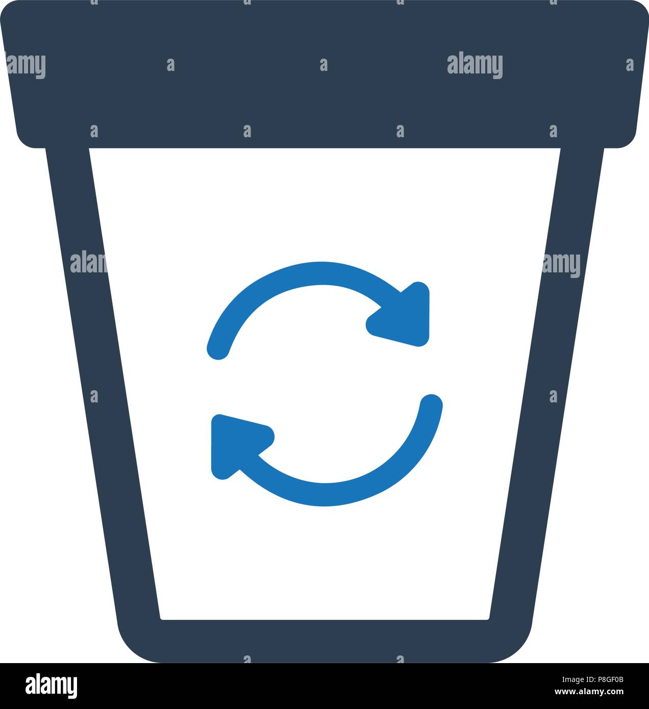 Recycle Bin Icon Stock Vector Image & Art Alamy