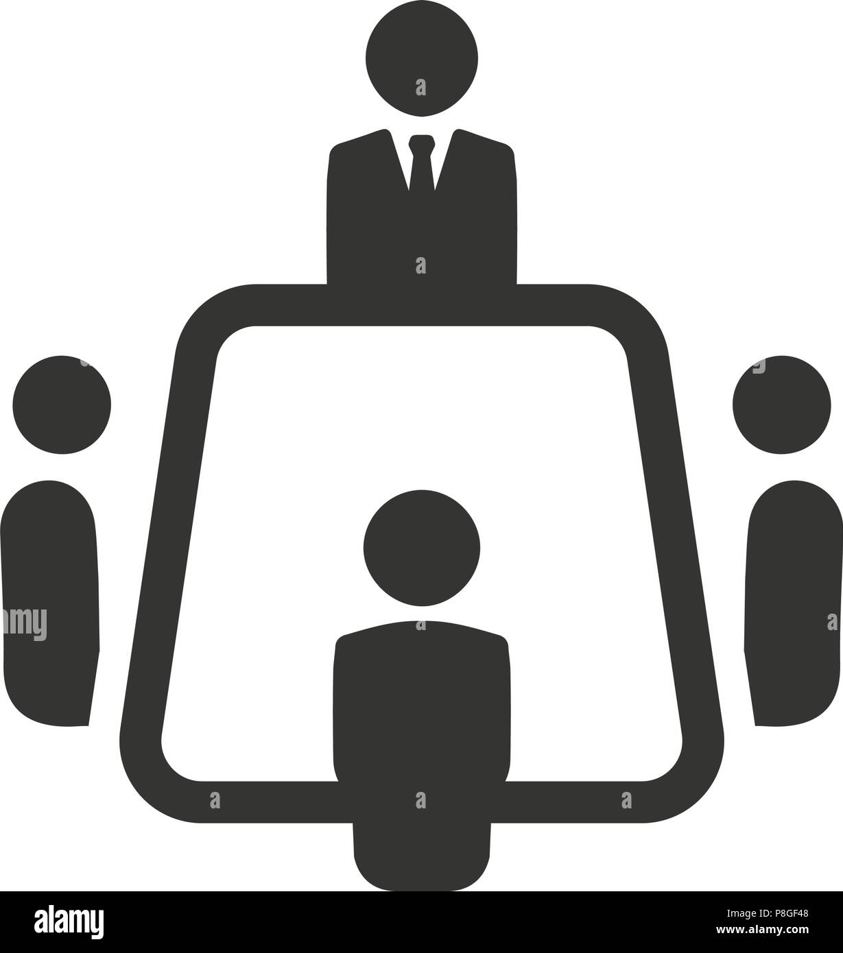 Business Meeting Icon Stock Vector Image & Art - Alamy