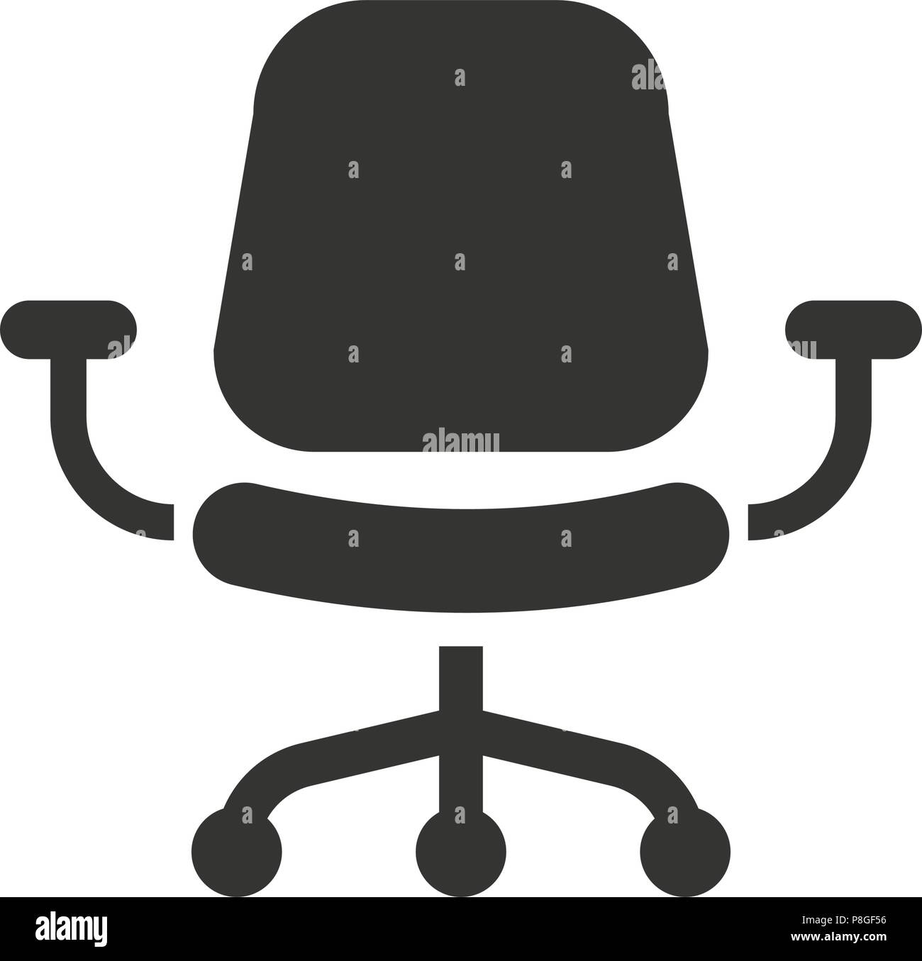Office Chair Icon Stock Vector Image & Art - Alamy