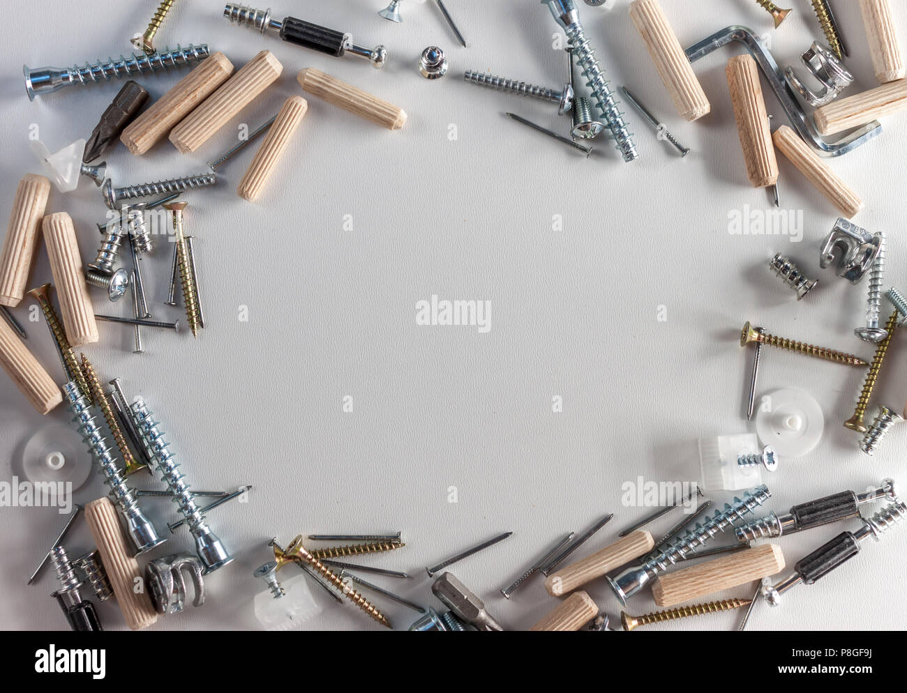 furniture assembly parts Stock Photo Alamy
